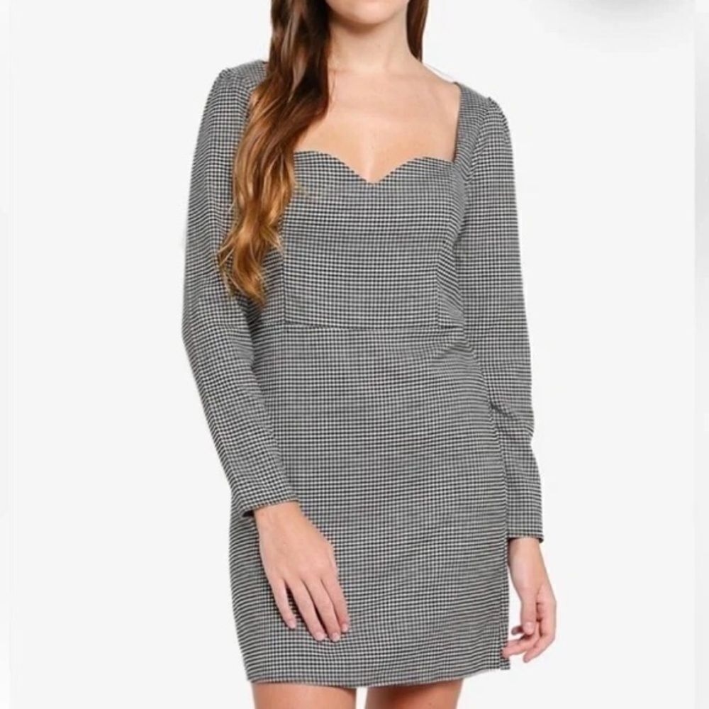 Abercrombie & Fitch Gingham Sweetheart Dress
